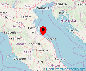 Map of ferry port Pesaro