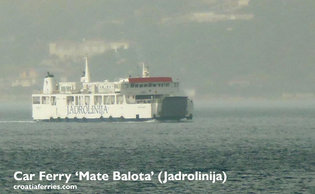 Car Ferry ‘Mate Balota’ owned by Jadrolinija