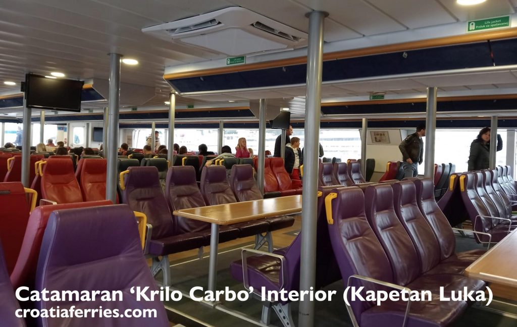 Interior - seating and passengers