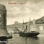 Dubrovnik and 'Epidauro' Steamboat in 1900s