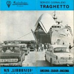 Ancona to Zadar Liburnija Ferry Brochure from 1966