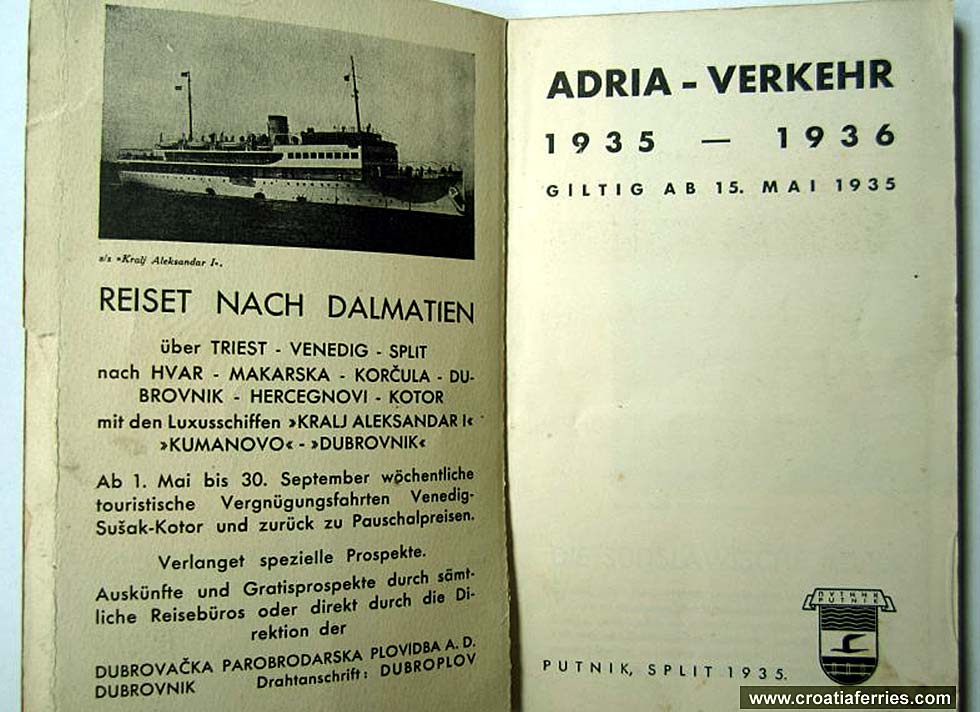 ferry schedules may 1935