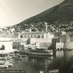 Ferries Takovo and Jugoslavija in Dubrovnik and Korcula in 1960s