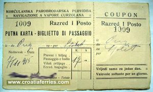 Ferry Ticket Dubrovnik to Split from 1915
