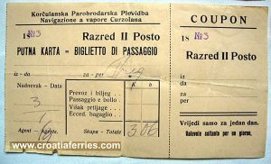 Ferry Ticket Korcula to Dubrovnik (Gruz) from 1915