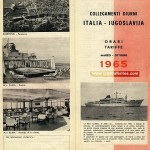 Ferry schedules from Venice to Dubrovnik from 1965